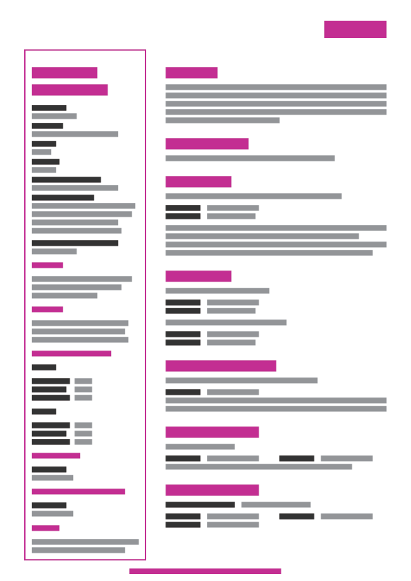 Free CV template no. 3